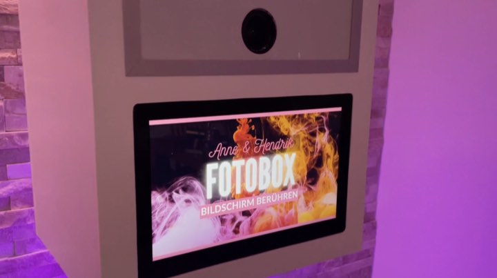 Unsere Fotobox in Aktion